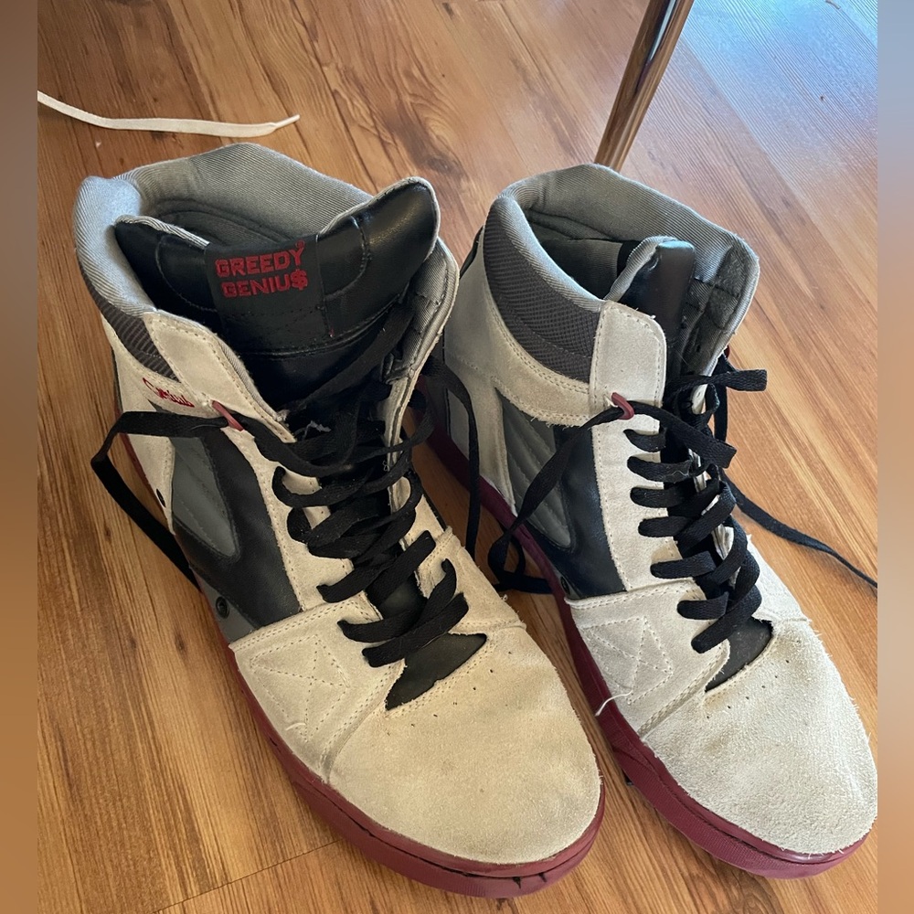 Greedy Genius Men’s High Top Shoes Size 13
